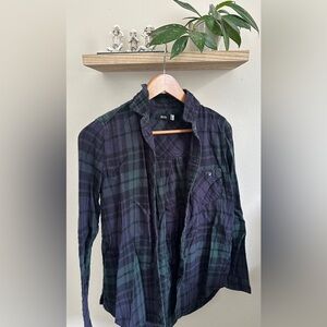 BDG Textured Purple Shirt